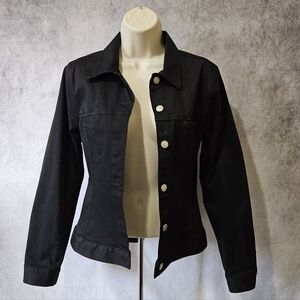 Taylor Brooke Lightweight Black Denim Jacket